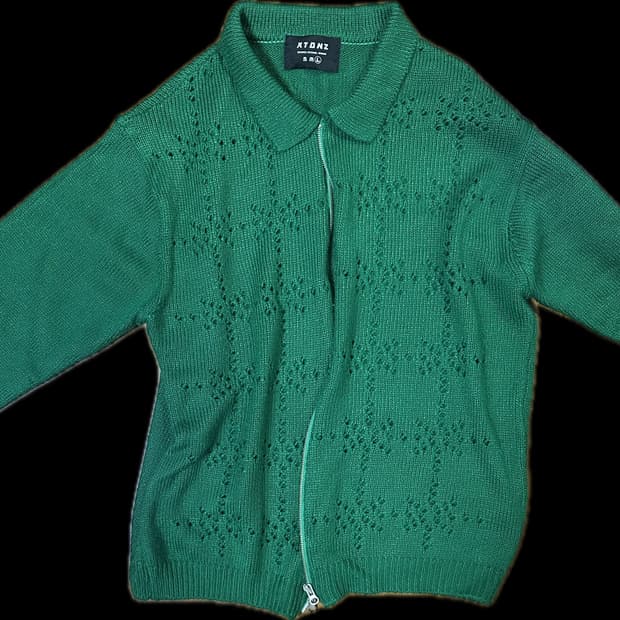 엑스톤즈 니트 집업