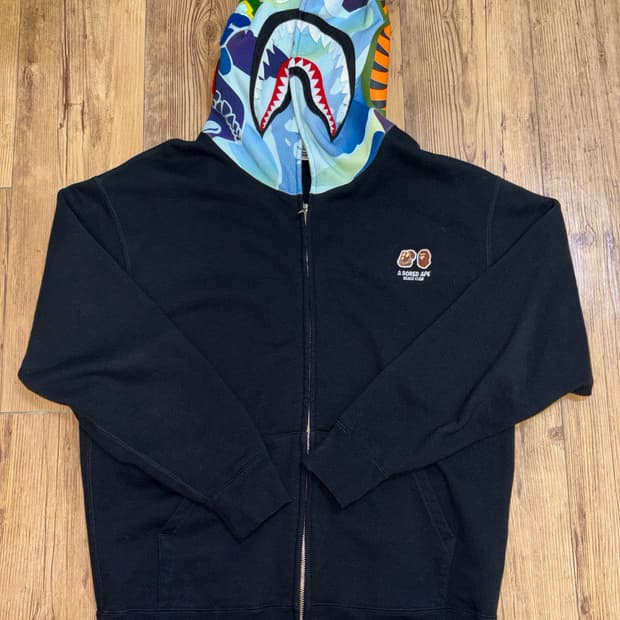 베이프 Bayc Bored Ape 샤크 후드집업