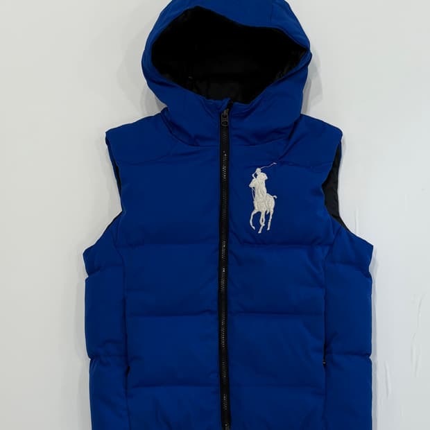 Polo 폴로랄프로렌 빅로고 덕다운 패딩 조끼
