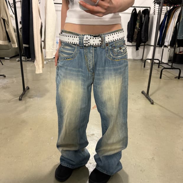 빈티지 데님팬츠