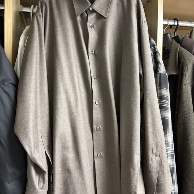 오라리 24fw 슈퍼라이트 울셔츠 5사이즈