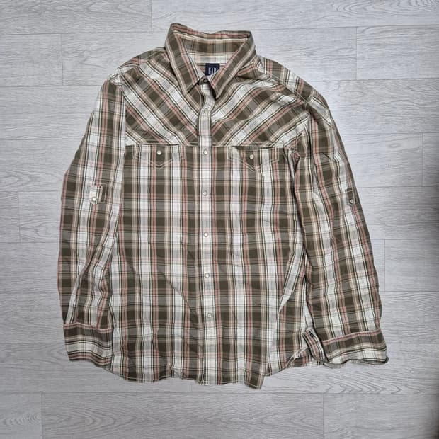 00'S OLD GAP 올드갭 체크 웨스턴 셔츠