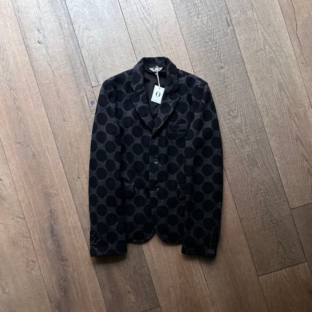 Hairy Big Dot Wool Jacket