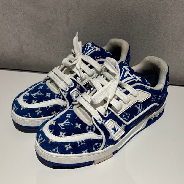 루이비통 모노그램 텍스타일 트레이너