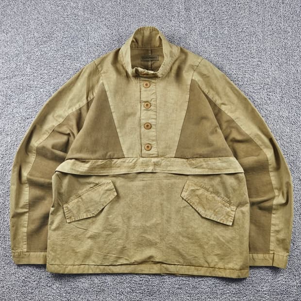 O.POISM 컴뱃 헨리넥 아노락 셔츠 (XL추정) / 11282