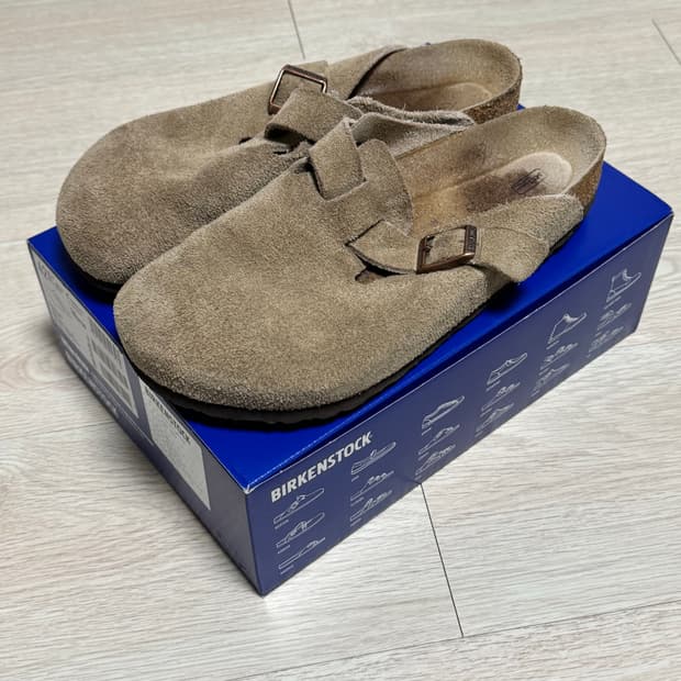 버켄스탁 보스턴 타우페 소프트 풋베드 43