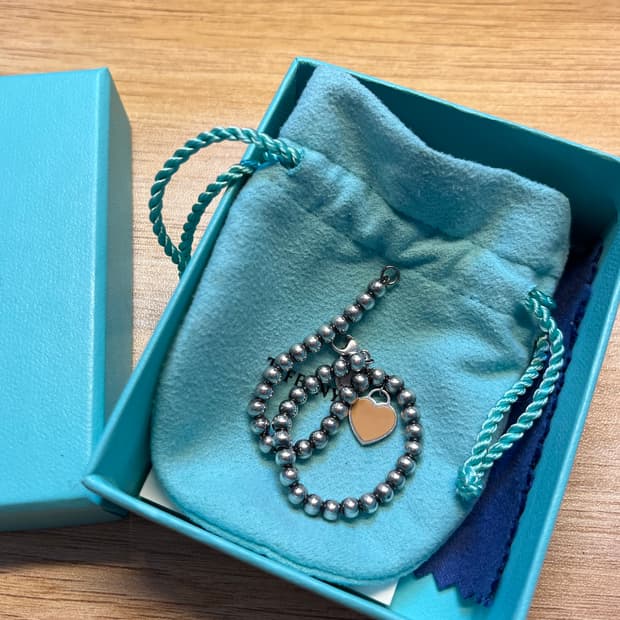 티파니앤코 리턴투하트 팔찌 핑크