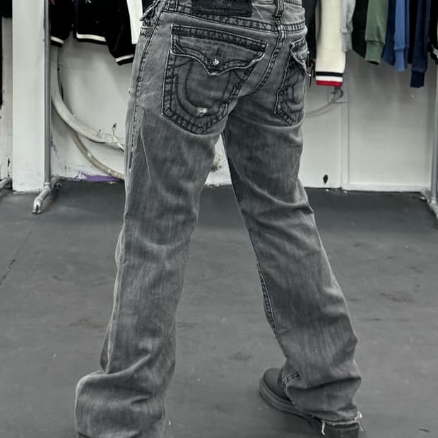 트루릴리전 빌리 슈퍼티 데님팬츠