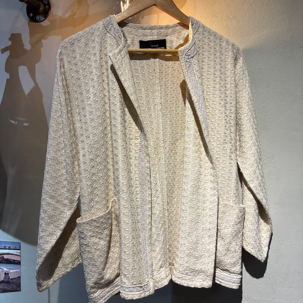 꼼데가르송 트리콧 가디건