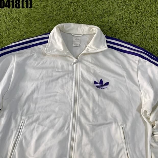 (희귀대장최저가) 아디다스 파이어버드 화이트퍼플 흰보 흰색보라 져지 