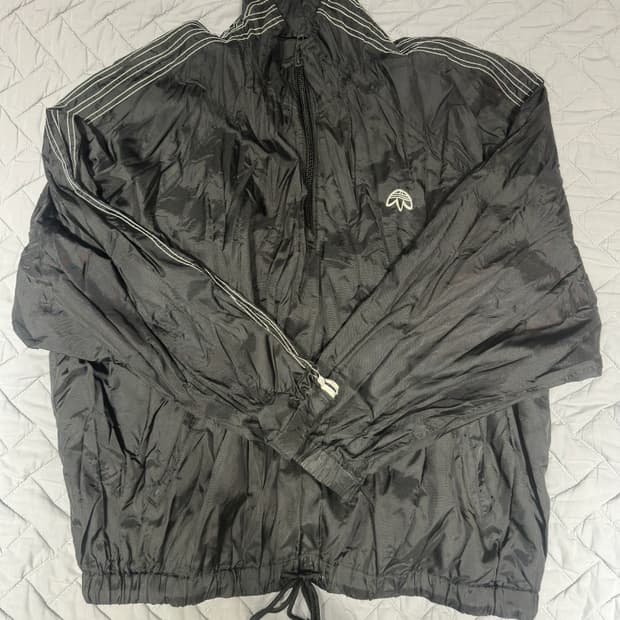 알렉산더왕 X 아디다스 쭈글이 반집업 트랙탑