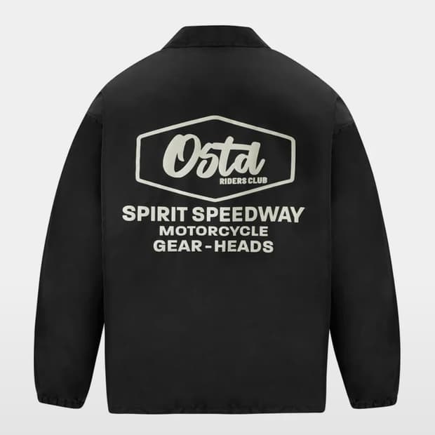 아웃스탠딩 OSTD MOTORS 코치자켓(블랙)