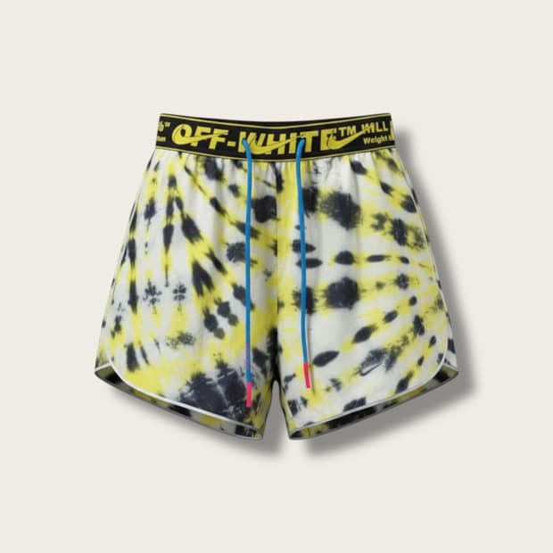 S/ 오프화이트x나이키 타이다이 러너 쇼츠팬츠