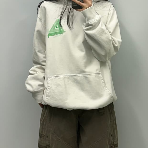 팔라스 18ss 서킷 빅로고 후드티