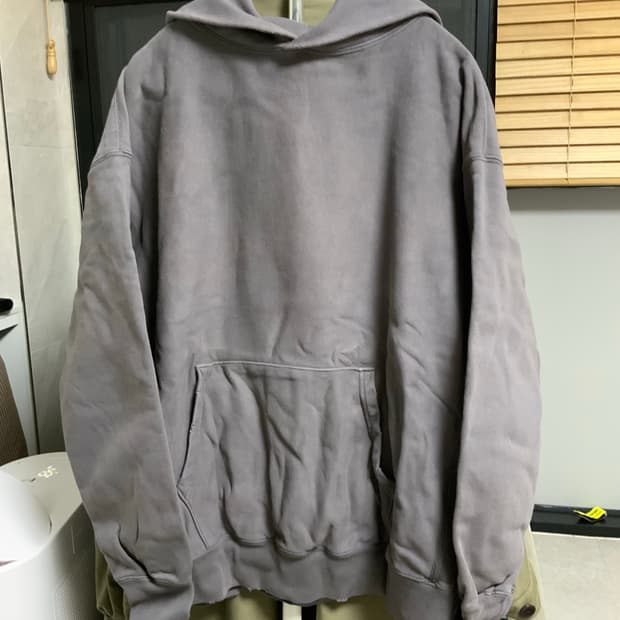 카키스 디스트레스드 스톡 후디 차콜 (라지)