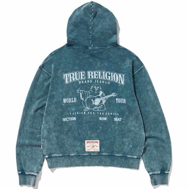 트루릴리젼 후드티 안티스모그 인디고