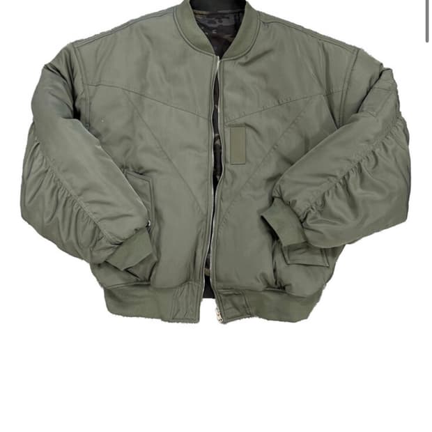 포스센스티브 카모 리버시블 Ma-1 카키