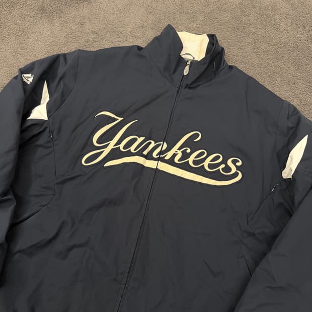 [ 정품/L ] 마제스틱 뉴욕양키스 스타디움 바시티 자켓