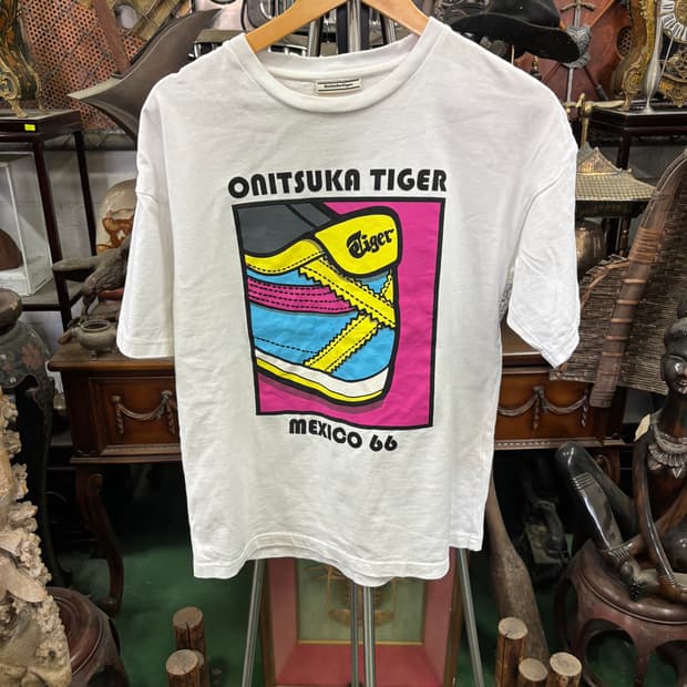 오니츠카 타이거 MEXICO 66 그래픽 오버사이즈 반팔 티셔츠
