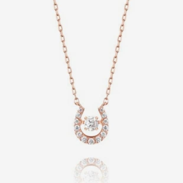 스톤헨지 댄싱스톤 로즈골드 14K 목걸이 (세척 완료)