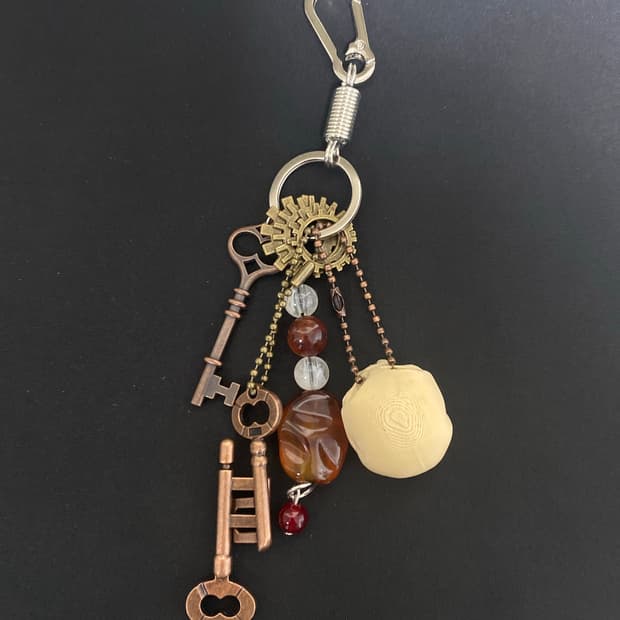 퍼즐 키 오브제 키링