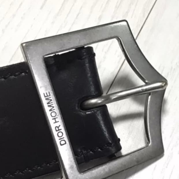 Dior Homme D Ring Belt