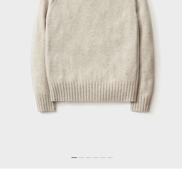 포터리 메리노울 멜란지 크루넥니트 멜아 3