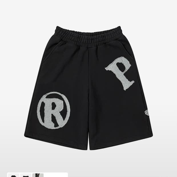 프렌다 버뮤다 팬츠 PRDA BIG PATCH SHORTS BLACK