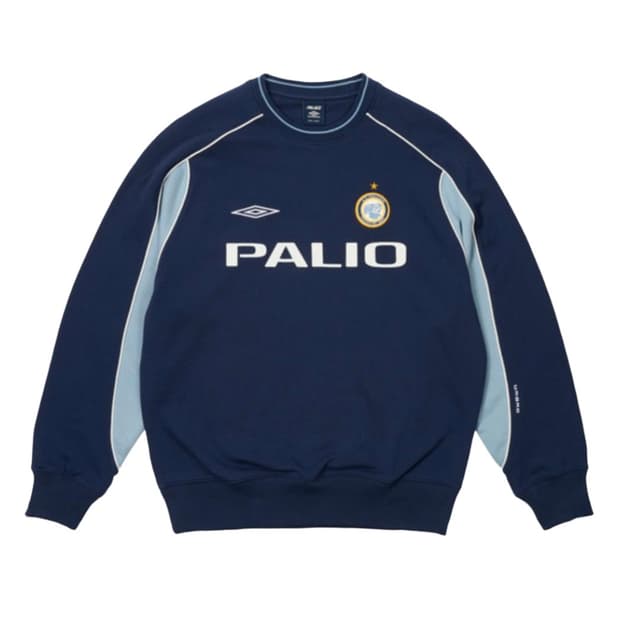 팔라스 x 엄브로 크루넥 네이비블루