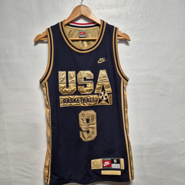 *무료배송*나이키 마이클 조던 USA 농구 저지 S사이즈(상태A급)