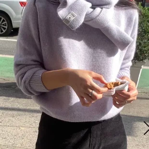 haag a baby alpaca muffler (헤이그 알파카 머플러)