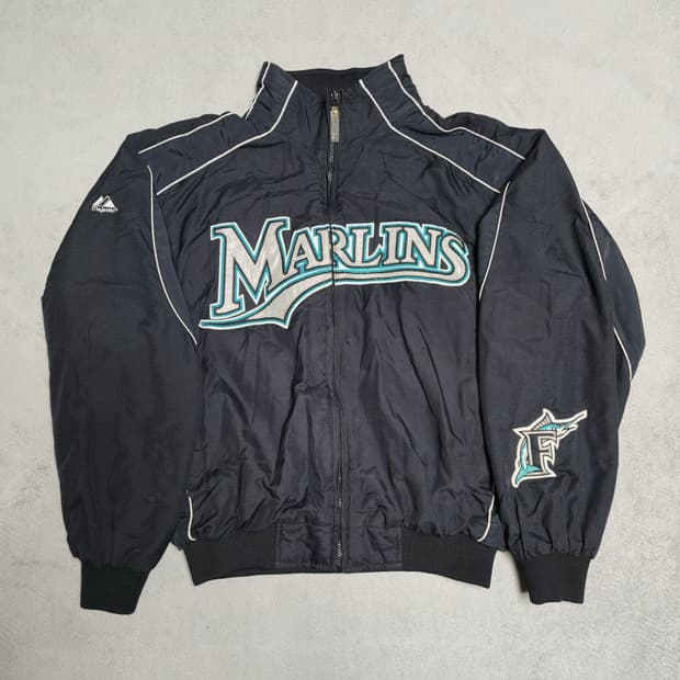 MLB 마제스틱 플로리다 말린스 자켓