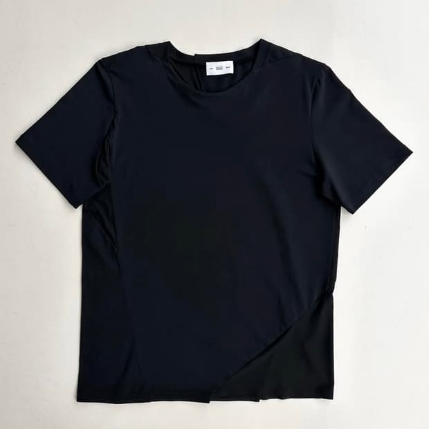 포스트 아카이브 팩션 6.0 센터 티셔츠 블랙