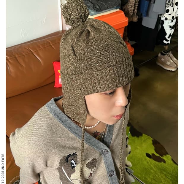 Ray Cassin レイカズン Ear-Muff Wool Beanie