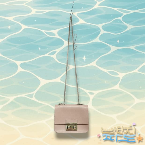 FURLA 훌라 벨라 미니 체인 크로스 토트백