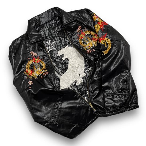 GEMSTONE 재패니즈 오리엔탈 리버시블 다크 패딩 자켓