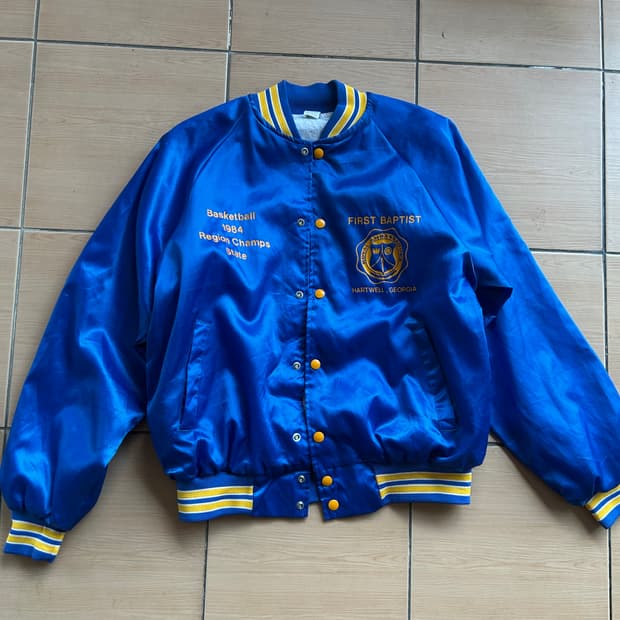 80‘s USA 빈티지 사틴자켓