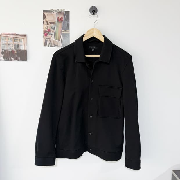 [S] COS 코스 트윌 자켓 블랙