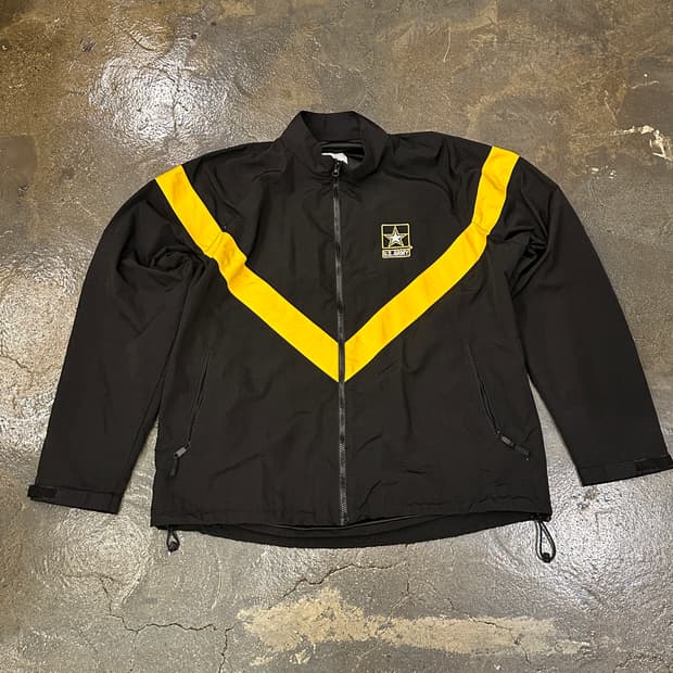 Original US ARMY 블랙 트레이닝 자켓 L