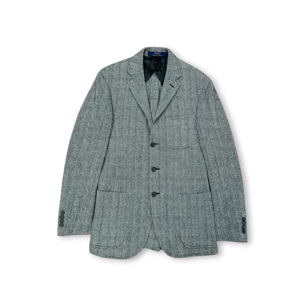 폴로랄프로렌 헤링본 블레이저