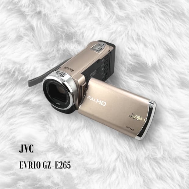 [카리나 감성] JVC 켄우드 GZ-E265 브이로그 레트로 캠코더
