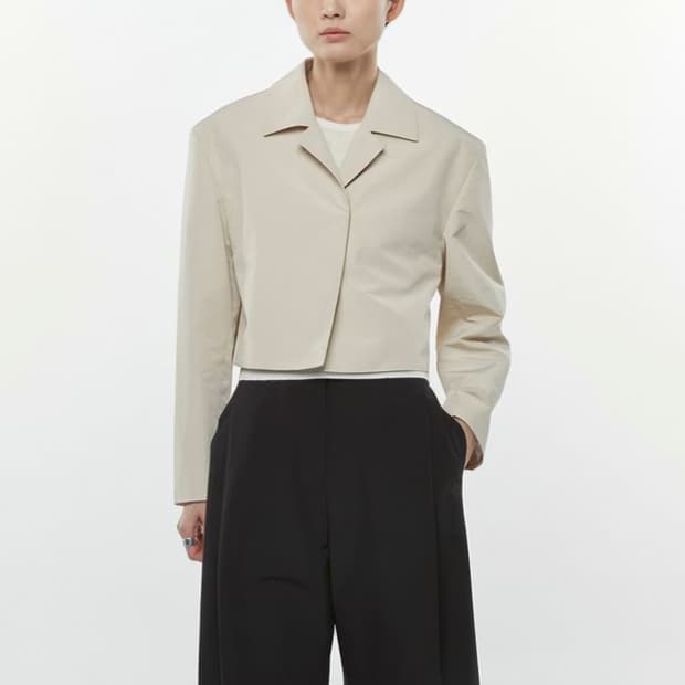 아모멘토 타프타 크롭 자켓 / 여성 자켓 / 여자 자켓 