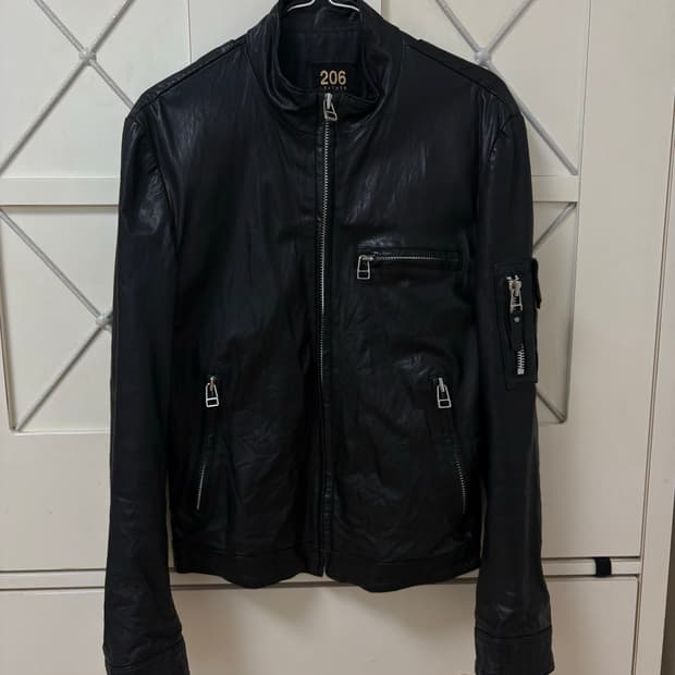 206 Leather 양가죽 라이더자켓