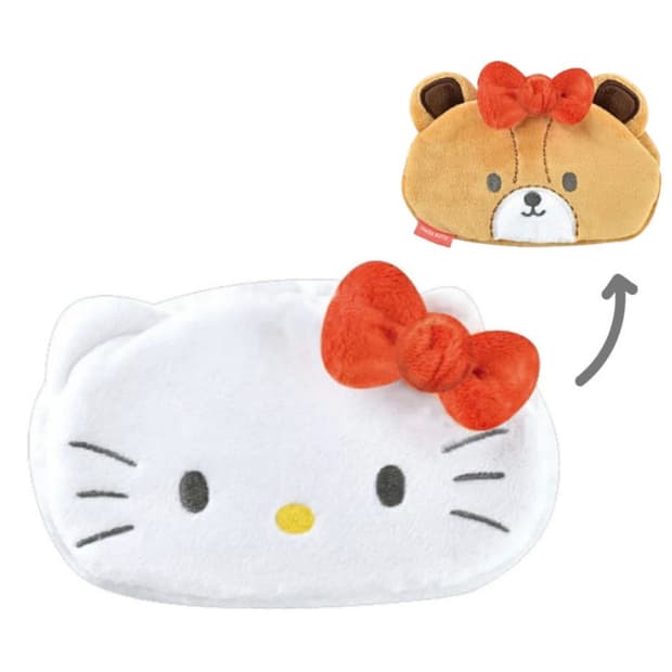 헬로키티 타이니참 양면 파우치