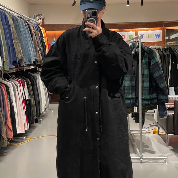 빈티지 피쉬테일 안감기모 야상 자켓