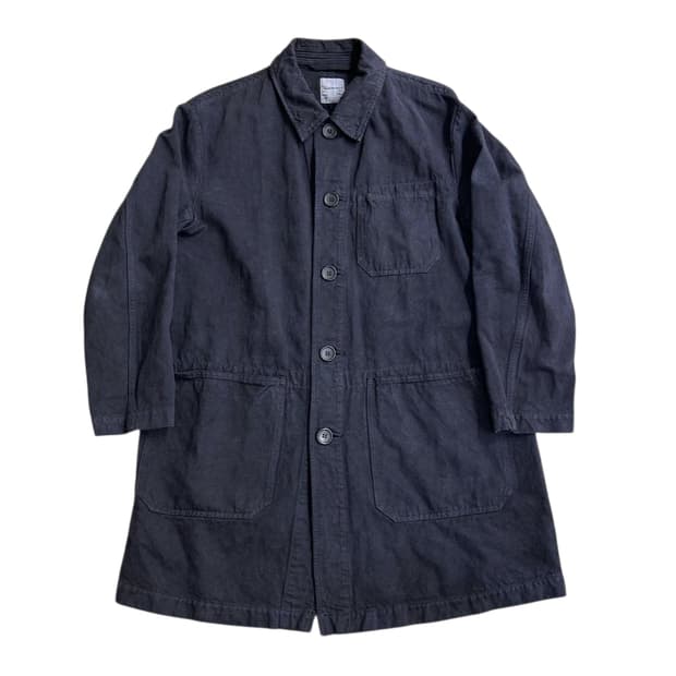 사쥬드크레 가먼트 워싱 코튼린넨 코트