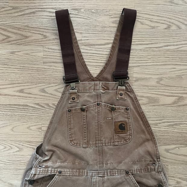 [CARHARTT] 칼하트 브라운 오버롤