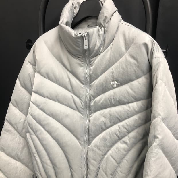 SMFK future storm 실버 와이드 다운 퍼프재킷 패딩