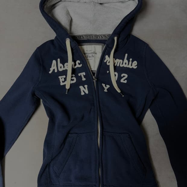 아베크롬비 네이비 후드집업 xs