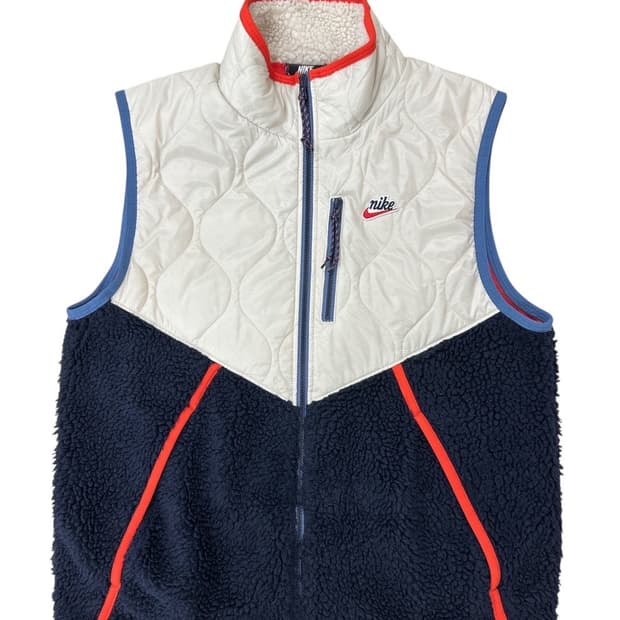 나이키 퀄팅 플리스 기모 베스트 (XL)
